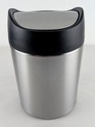Simplehuman 1 5 Liter   0 4 Gallon Mini Countertop Trash Can  Brushed Stainless
