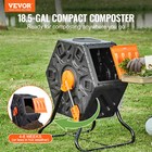 Vevor 18 5 Gal Composter Tumbler Bin Single Chamber Composter Outdoor Garden