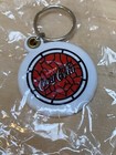 Vintage Collectible Coca Cola Red   White Plastic Keychain Nos