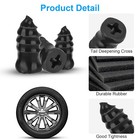 100pcs Tire Repair Rubber Nails W  Screwdriver Car Tyre Puncture Repair Kit