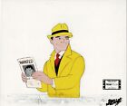 Dick Tracy Cartoon Cel Setup And Original Background Animation Filmation 1971