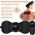 Cordless Heating Tens Unit Muscle Stimulator Pulse Massager Therapy Pain Relief 