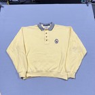 Vintage U s  Open Pinehurst No 2 Sweater Mens Large Yellow Golf Cutter   Buck