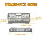 For 8531233 Silverware Basket Compatible With Whirlpool Kenmore Dishwasher