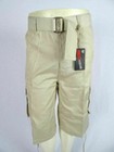Mens Cargo Shorts Belt Leg Ties Multiple Colors Sizes 32 34 36 38 40 42 44 46 48