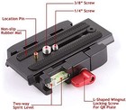 P200 Quick Release Plate - Camera Tripod Base Plate With Qr Clamp Adapter Wit   