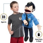 25  Policeman  Peach Male  Full Body  Ventriloquist Style Puppet
