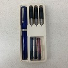 Vintage Sheaffer Calligraphy Set Fountain Pen 3 Nibs 3 Inks   Instruction Book