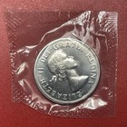 1964 Canada 80  Silver 50 Cents  Half Dollar  Uncirculated  In Original Cello 