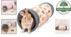 Durable Exercise Tunnel For Small Animals - Guinea Pigs  Rabbits  Chinchillas