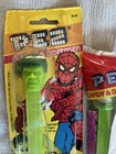 Incredible Hulk Pez Dispenser Lot Of 2   Wolverine New In Bag  - See Cond Pics
