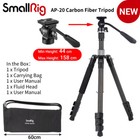 Smallrig Monopod Travel Tripod Stand Carbon Fiber Tripod W  Video Fluid Head 
