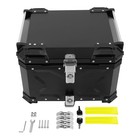 Motorcycle Top Case 55l Waterproof Tail Box Universal Storage Case