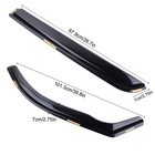 In-channel For Dodge Durango 2011-2025 Rain Guards Window Visors Deflector Trims