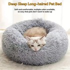 Pet Dog Cat Bed Calming Sleeping Kennel Puppy Super Soft Mat Pad Warm Nest