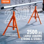 Vevor Pipe Stand 2500lbs Pipe Jack Stand 27 2 -52  Height For 1 2  To 12  Pipes
