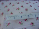 Yuwa Sweet Red And Pink Rosebuds On Beautiful Pink 100  Cotton Fabric  Htf