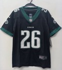 Saquon Barkley 26 Philly Eagles Kid Jersey Black Youth Medium Stitched