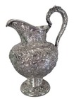 Rare Sterling Silver S Kirk   Son Water Pitcher Repousse No 26f  no Mono  41ozt