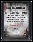 The Walking Dead Topps Wr-2 Walker 04 99 Hunters   The Hunted 2018 Serial