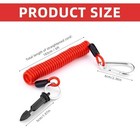Trailer Brake Away Cable  6ft Heavy Duty Emergency Brake Safety Pin Wire 