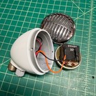 Custom White Powdercoat Shure Green Bullet  1953 Shure Black Label Cr Element