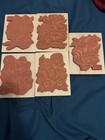 Psx Wood Mounted Rubber Stamps Lot Of 5 Floral Botanical K-040 K-622 K-774