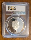 Cook Islands Pcgs Pr69dcam 2016 Singapore Orchid  5 Uncirculated Silver Coin