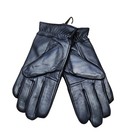 Womens Black Leather Gloves M New