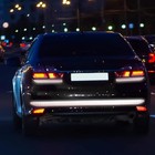 7 Pack Auto Strong Reflective Stickers  Car Bumper Reflective Stickers White
