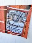 Vintage Budweiser 12  Vinyl Banner Sign Rmef Hunting Elk Foundation Man Cave