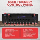 Pyle Phda6bt Home Stereo Audio Amplifier Hi-fi Bluetooth Power Amp New Box