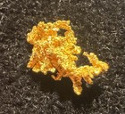 0 34g Round Mountain Nv Crystalline Gold Nugget     Leafy Natural Gold Specimen