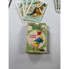 Vintage Whitman Animal Rummy Card Game 45-card Deck Mid-century Kids Toy Boxed