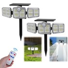 50000lm 122led Solar Flood Light Outdoor Garden Wall Security Motion Sensor Lamp