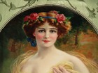 Antique Victorian 9 1 2   the Halo  Gorgeous Germany Flue Cover 