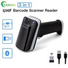 Bluetooth Uhf Rfid Reader Handheld Terminal 2d Barcode Scanner For Supermarket