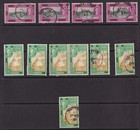 Ceylon Stamps 1946-1947 Sg400 405 Mint Never Hinged   Used Cv   31 75