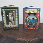 Lot Of 2 Vintage Italian Souvenir Photo Books Ricordo Di Capri Camposanto Genova