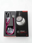 Cardiology Iv Pink Raspberry Silver Chestpiece Littman Monitoring Stethescope 