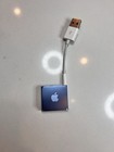 Apple Ipod Shuffle 4th Gen   Light Blue W  Usb Cable   Parts Only   Dead Battery