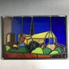 Uny44 64 Stained Glass House Scenery Antique Glasswork Window Door Interior