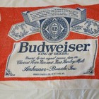 Vtg Budweiser King Of Beers Beach Towel Lightweight Terry Cloth Some Stains