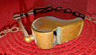Antique Brass Whistle