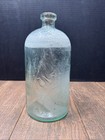 Antique Embossed Glass Bottle Buffalo Lithia Water