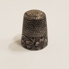 Antique Waite Thresher Sterling Silver Sewing Thimbles Lot Of Six