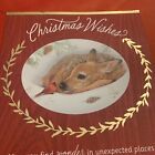 Merry Christmas Wishes Friend Family Peace 5 5   x8    Hallmark Greeting Card