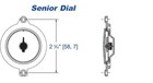 Rochester 5awls03239 Replacement Dial Capsule For 8280 8680 Spiral Fuel Gauges