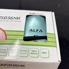 Alfa Network Awus036nh Long Range Wireless Usb Adapter 802 11b g n Teal   Cd