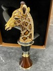 Jay Strongwater Giraffe Wine Stopper With Base